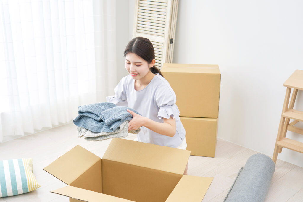 荷造りの開始