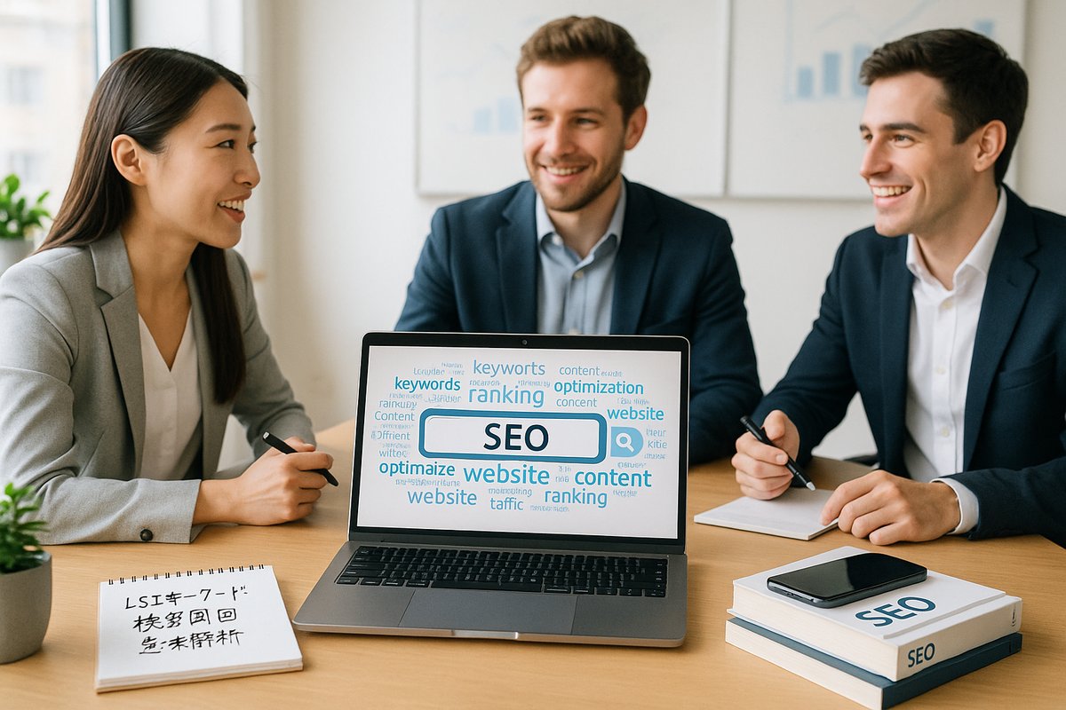 LSIキーワードとSEOの関係を示す画像